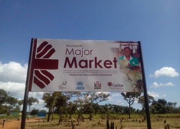 Market Area Development at Mantapala Refugee Settlement 