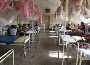 Delivery of hospital beds and bedside tables for Lewanika General Hospital 