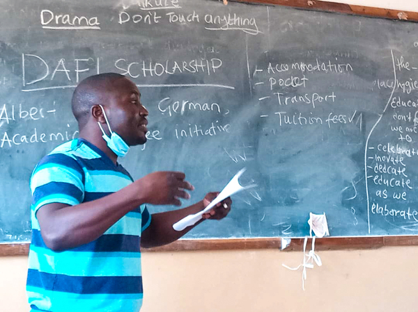 DAFI Scholarship Sensitization campaign in Mayukwayukwa refugee camp at Mayukwayukwa Secondary school DAFI Scholarship Sensitization campaign in Mayukwayukwa refugee camp at Mayukwayukwa Secondary school