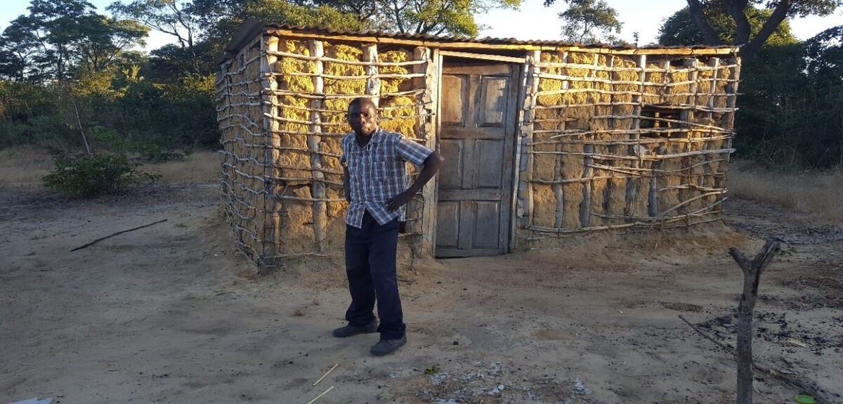 Justine Kawanga, the area trained CHV, at the PHC Justine Kawanga, the area trained CHV, at the PHC