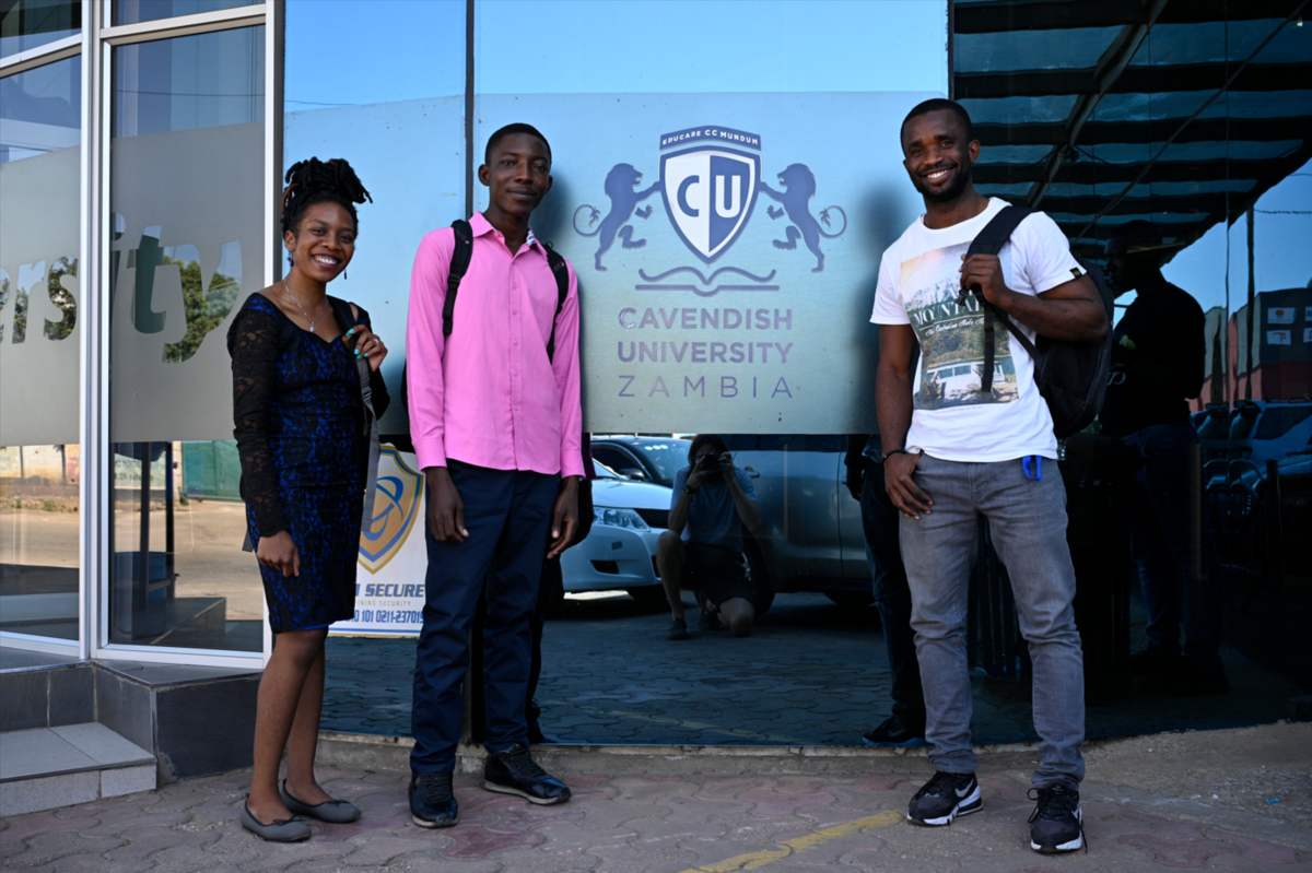 File pic- Refugee students being supported by Caritas Czech Republic in Zambia through Cavendish University and UNHCR File pic- Refugee students being supported by Caritas Czech Republic in Zambia through Cavendish University and UNHCR