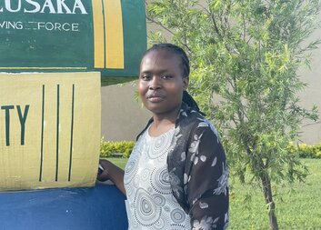 I am now studying actuarial science thanks to the DAFI scholarship and Caritas Czech Republic, says Evelyn from Burundi 