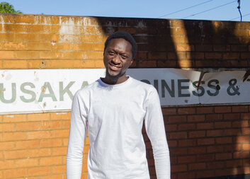 My dream of pursuing higher education became a reality, says Damien, a refugee in Zambia 