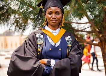 Caritas Czech Republic gave me the foundation to achieve professional growth, says Safina, a refugee in Zambia 