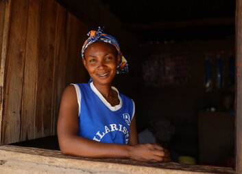 Banza fled the conflict in DR Congo to Zambia and found a new beginning through hairdressing